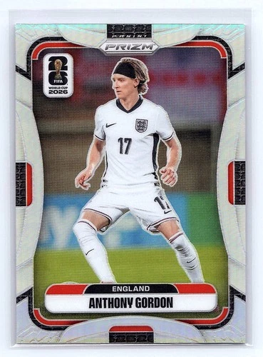 Anthony Gordon 2026 Panini Prizm FIFA World Cup #105 Silver *hl