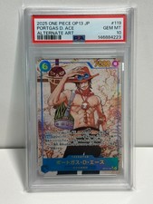 2025 PSA 10 Portgas D. Ace OP13-119 Alt Art SEC ONE PIECE Card Game JPN