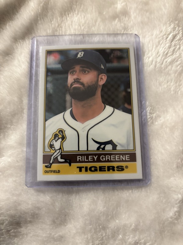 2025 Topps Heritage - Riley Greene #54 Chrome Refractor