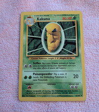 Wizards of the Coast Base Set Kakuna 33/102 English 80HP Uncommon Unlimited NM