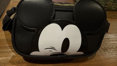 Disney Primark World Parks Mickey Mouse Fanny Pack New Belt Bag Black White