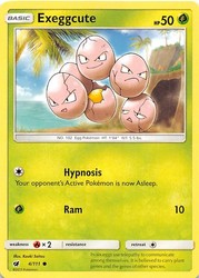 Exeggcute 4/111 Crimson Invasion Common Pokémon TCG