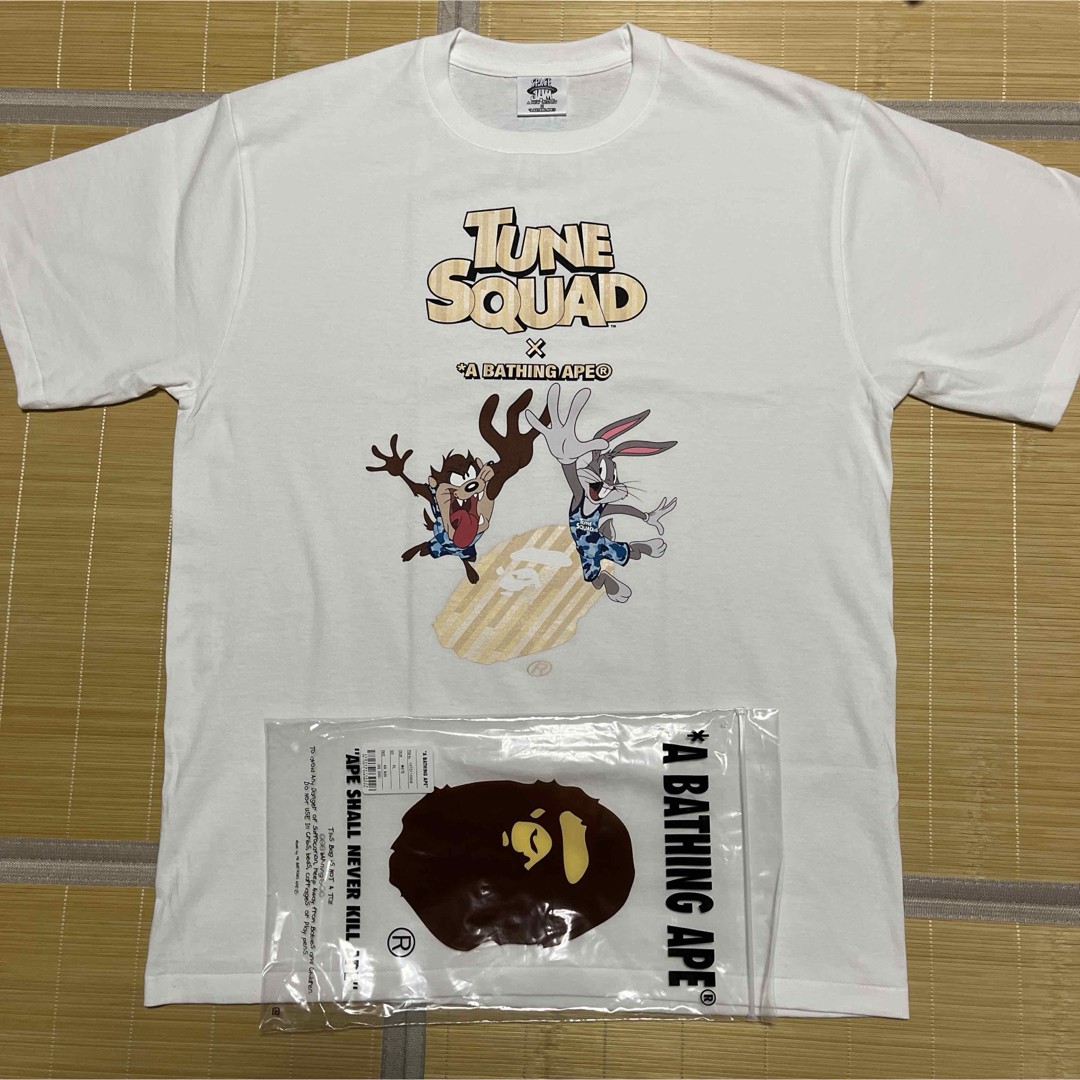Bape Tune Squad Space Jam Vintage T-Shirt Men XL Japan Size Rare Unused