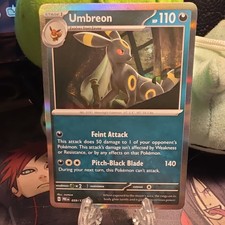 Pokémon Umbreon 059/131 Sv: Prismatic Evolutions Rare Holo Promo Card 110 HP