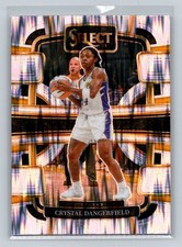 2024 Panini Select WNBA #35 Crystal Dangerfield Concourse Silver Flash Prizms