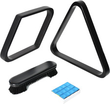 Solid Wood Pool Ball Triangle Rack, Pool Table Ball Holder Positioning Rack,2-1/