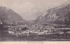 CARTOLINA DI TRENTO ,ALA - PANORAMA - 6° REGGIMENTO ALPINI  viaggiata 1916 -WW1