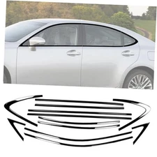 Stainless Steel Window Trim Chrome Delete for Lexus ES300h 12-28 ES Series