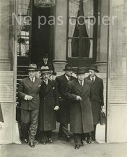 ÉDOUARD DALADIER 1938 Council of Ministers PARIS photo 17 x 13 cm