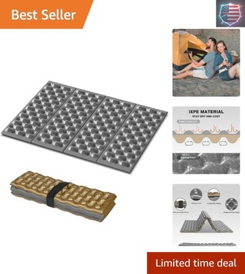 Sleek Foldable Sitting Pad for Camping, Hiking & Outdoor Events - Large Size