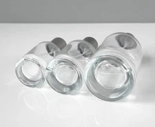Clear Round Plastic Cosmetic Packaging Bottles with Screen Printing for Facial