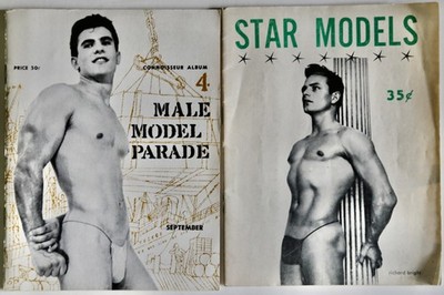LON of NY 2 Publications STAR MODELS 1955 - MALE MODEL PARADE 1958 'Beefcake' 