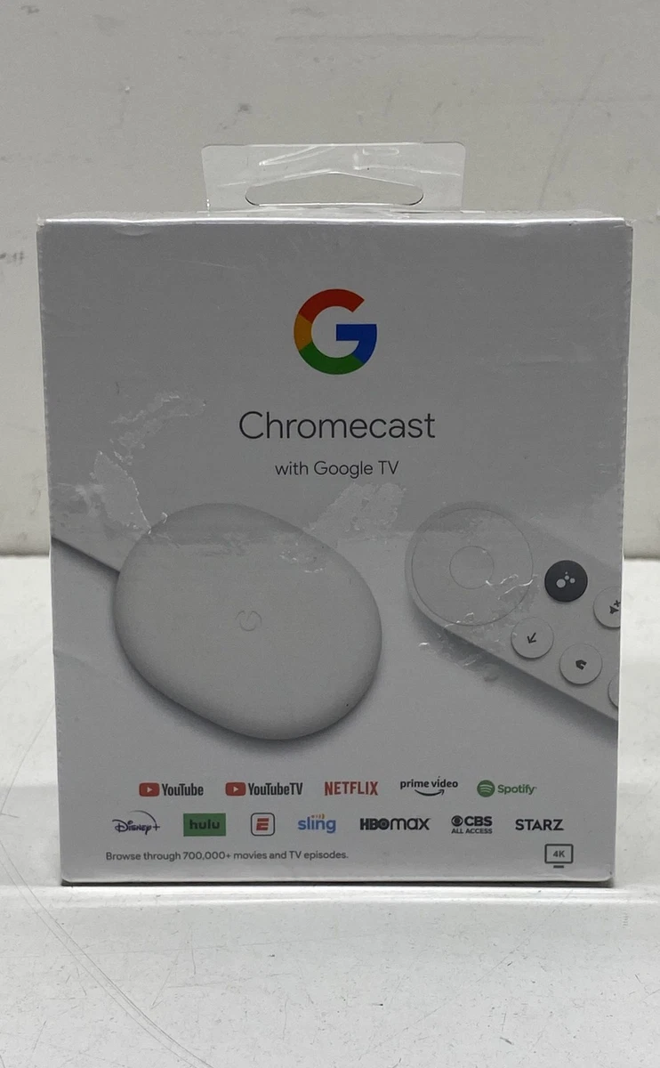 Google Chromecast with Google TV White 2160p Google Assistant