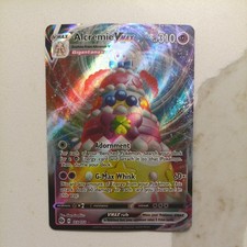 alcremie vmax pokemon card value RAINBOW 73/72 New Weakness / Resistance / Retreat Cost Alcremie VMAX Metal Gold Foil
