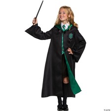 Disguise Harry Potter Slytherin Robe Deluxe Children's Costume Accessory, Black