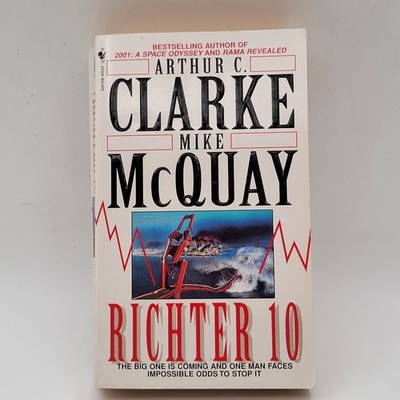 Arthur C. Clarke Richter 10 Paperback 1997 Printing Sci-Fi Disaster Good