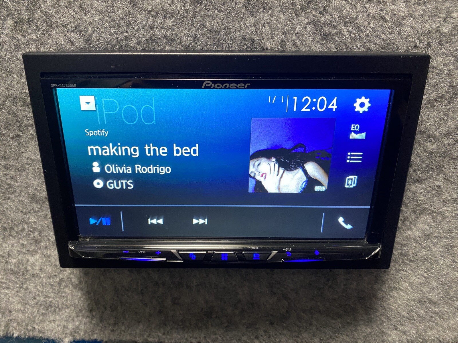 Pioneer SPHDA230DAB App Radio Apple CarPlay / Android Auto DAB+ Waze