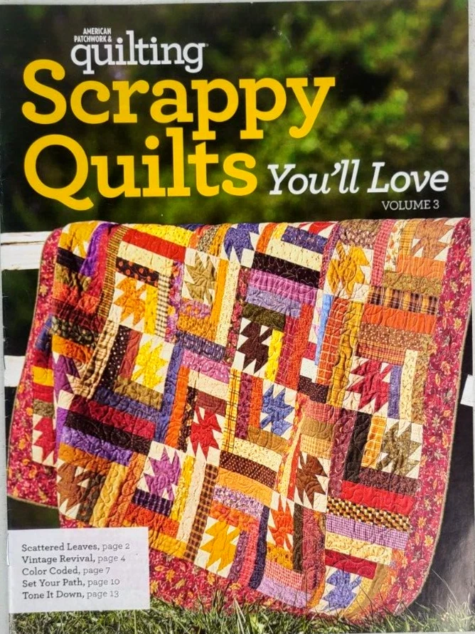 American Patchwork Quilting SCRAPPY QUILTS YOU LL LOVE Vol. 3 5 Patterns