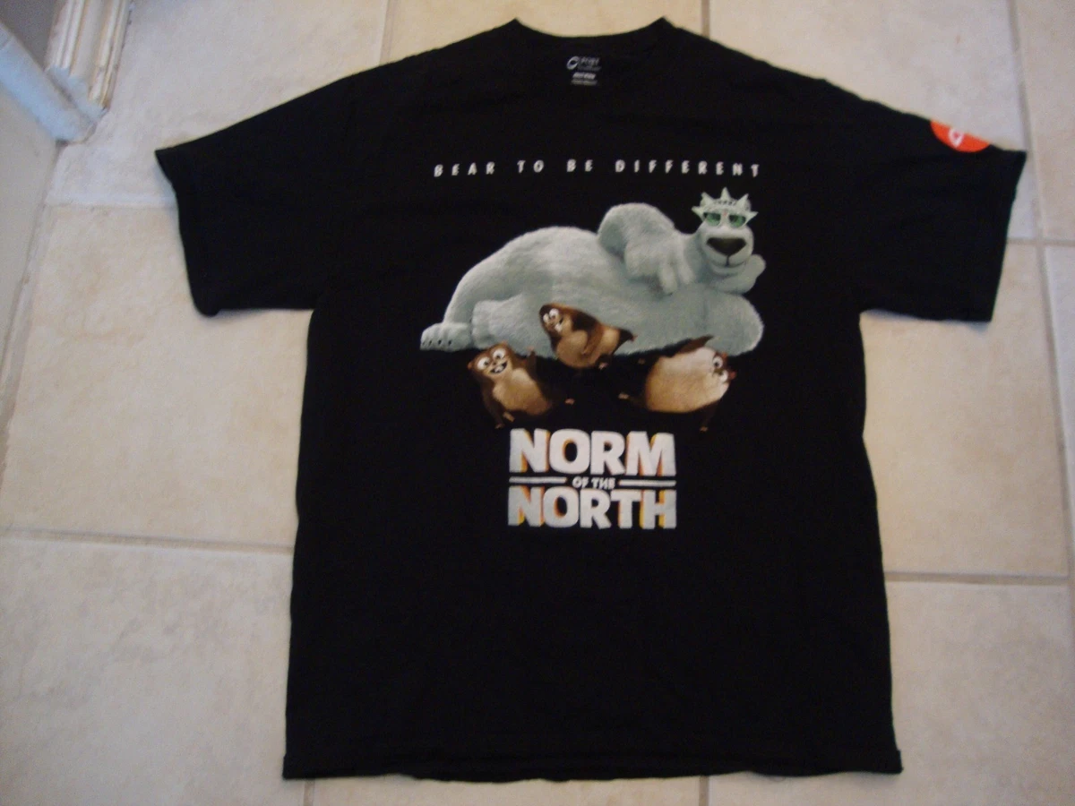 Norm Of The North Movie Promo AMC Theater Black Cotton T Shirt