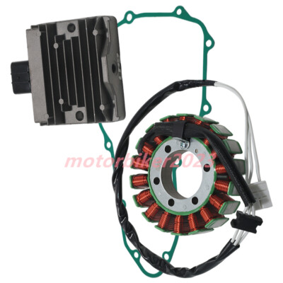 For Kawasaki Stator Voltage Rectifier & Gasket EX650 Ninja ER650 KLE650 VERSYS