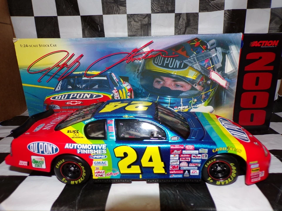 Jeff Gordon #24 Dupont 2000 Monte Carlo 1:24 Scala Nascar Action: Banca 10525 - Immagine 2 di 4