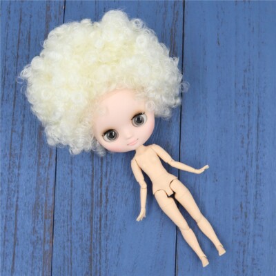 Blythe Doll Middie Afro Hair from Factory 8'' Joint Body Matte Face DIY BJD Toys