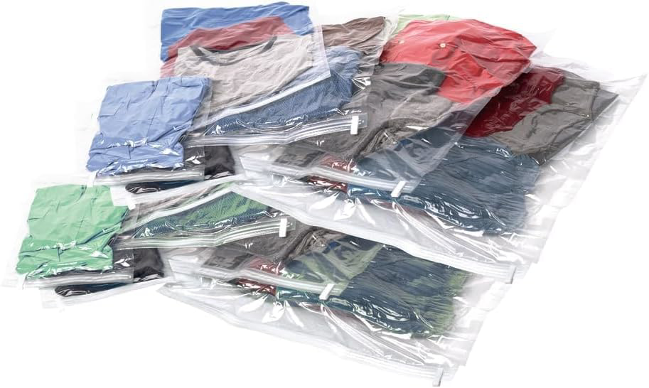 Samsonite 12-Piece Compression Packing Bags - Clear Travel Organizers