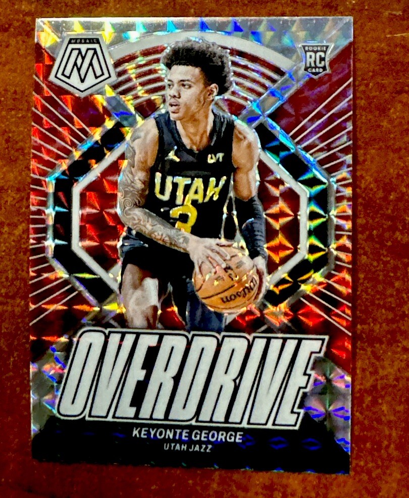 🔥 KEYONTE GEORGE RC OVERDRIVE - 2023-24 Panini Mosaic - Silver Mosaic Prizm