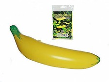 Banana gonfiabile 110 cm  anche personalizzabile con scritte con pennarello