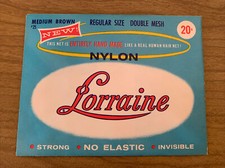 VTG Lorraine 25 Invisible No Elastic Hair Net Hand Made Double Mesh Reg Size