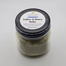 Lavender- Tallow and Honey Balm (100% grass-fed), 8oz Jar (200g)