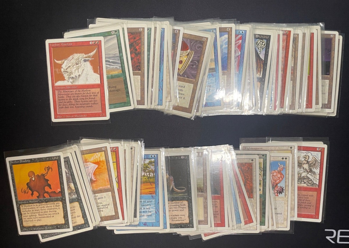 MTG Magic Complete Revised Set - 3rd Edition - All 306