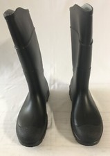 Servus Rubber Black Rain Muck Boots Mens Sz 8 Womens Size 10 Made In USA