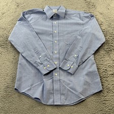 Brooks Brothers 1818 Regent Shirt Men's 15 2/3 Non Iron All Cotton Herringbone