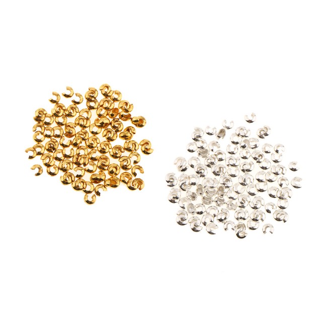 Bead Landing Crimp Beads Finding For Jewelry Crafting Making 125 Pieces eBay