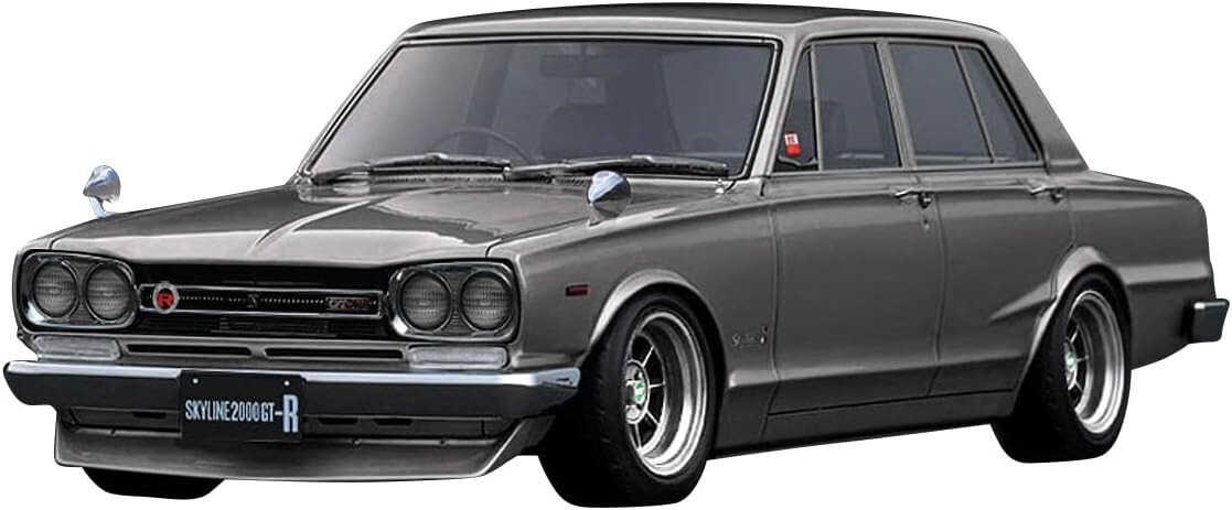 модель зажигания 1/18 Nissan Skyline 2000 GT-R (PGC10) Серебристый IG3512