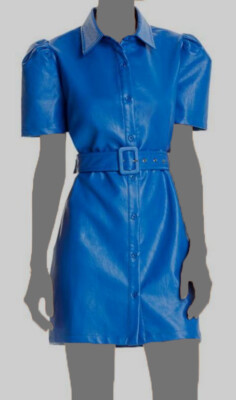 slim fit dress slacks Faux Leather Shirt Dress – Dolce Cabo