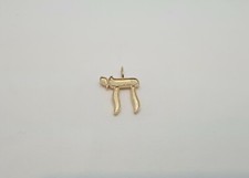 Pendentif HAÏ (lettres hébraïques) en or jaune 18 carats 4,01g  880€