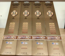 Gonesh Extra Rich Incense Sticks 4 Packs-80 Sticks Total-Musk