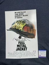 MATTHEW MODINE Autographed Autograph Signed 12x18 Photo FULL METAL JACKET PSADNA