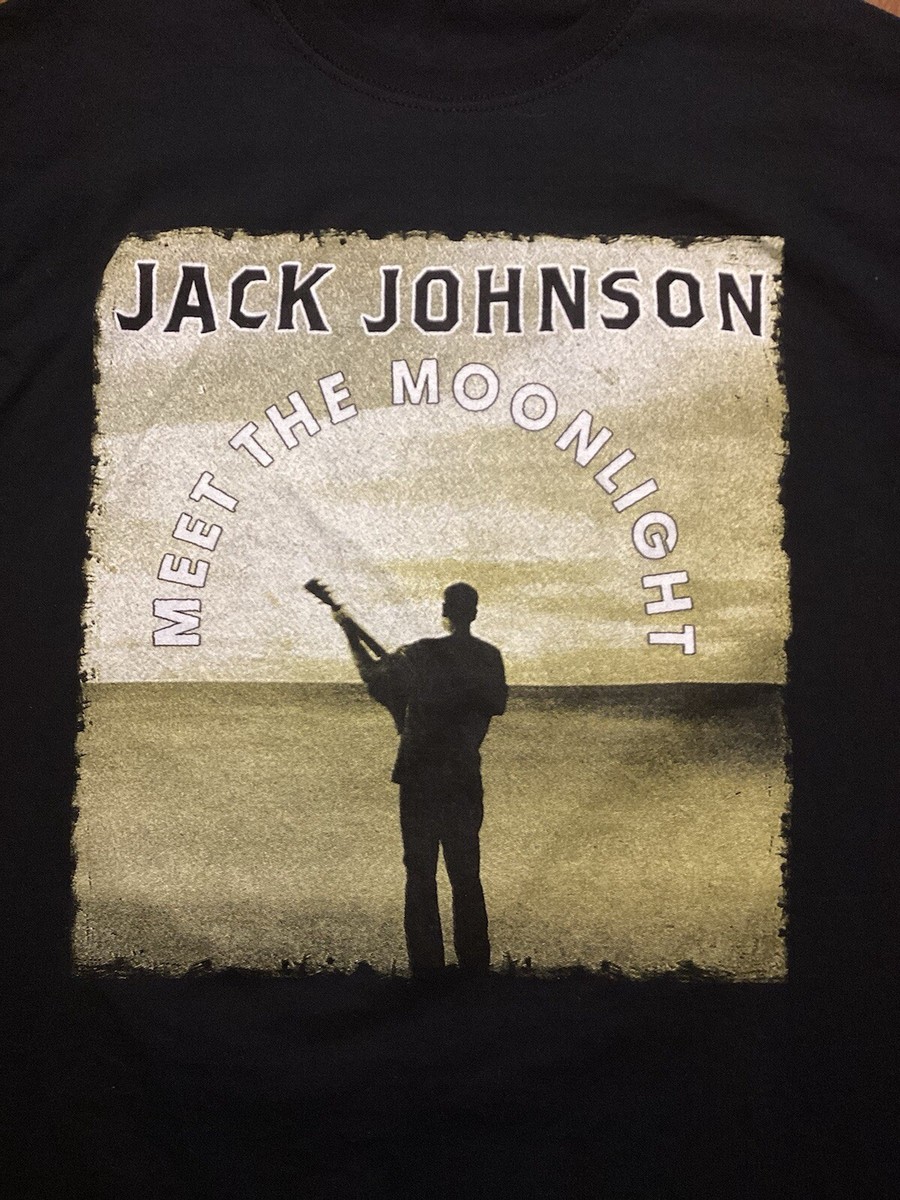 Jack Johnson 2022 Meet Me In The Moonlight Tour Size M 2 Sided | eBay