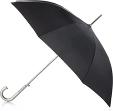 totes Unisex Auto Open J-Handle Stick ECO Umbrella - 9720