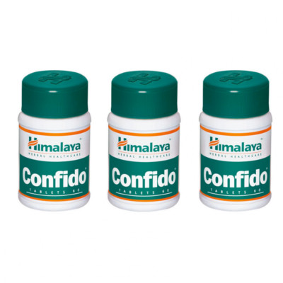 3 packs X Himalaya Confido Tablets (60tab) Tablets/ free shipping