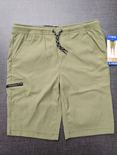 NWT Weatherproof Vintge Youth Boy's Tech Short Green Large 14/16