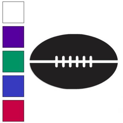 Football Sport, Vinyl Decal Sticker, Multiple Colors & Sizes #3143