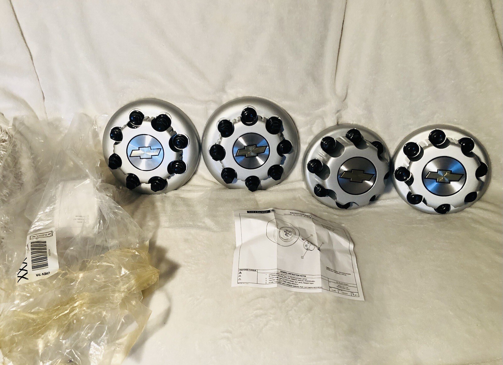 CHEVY 3500 DUALLY CENTER CAPS 8 LUG ON 6.5" SET OF 4 NEW 2WD eBay