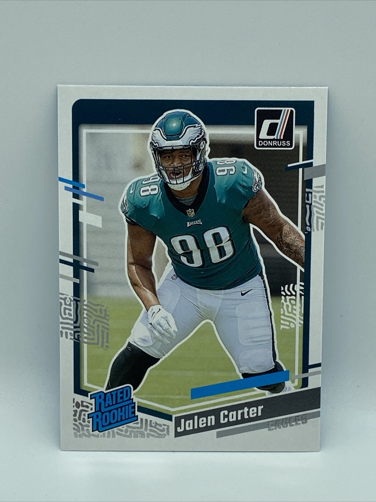 2023 Donruss Rated Rookies #381 Jalen Carter - Philadelphia Eagles