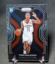 Theo Maledon Rookie RC 2020-21 Prizm Basketball Card #289 Oklahoma City Thunder. rookie card picture