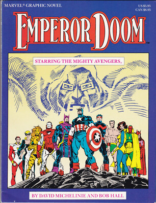 MARVEL Graphic Novel EMPEROR DOOM Starring THE MIGHTY AVENGERS 1987