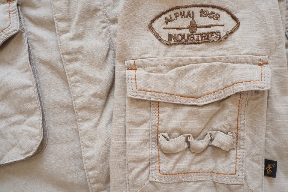 Alpha Industries Field Coat Jacket Khaki Size XXL M65 Military Cotton